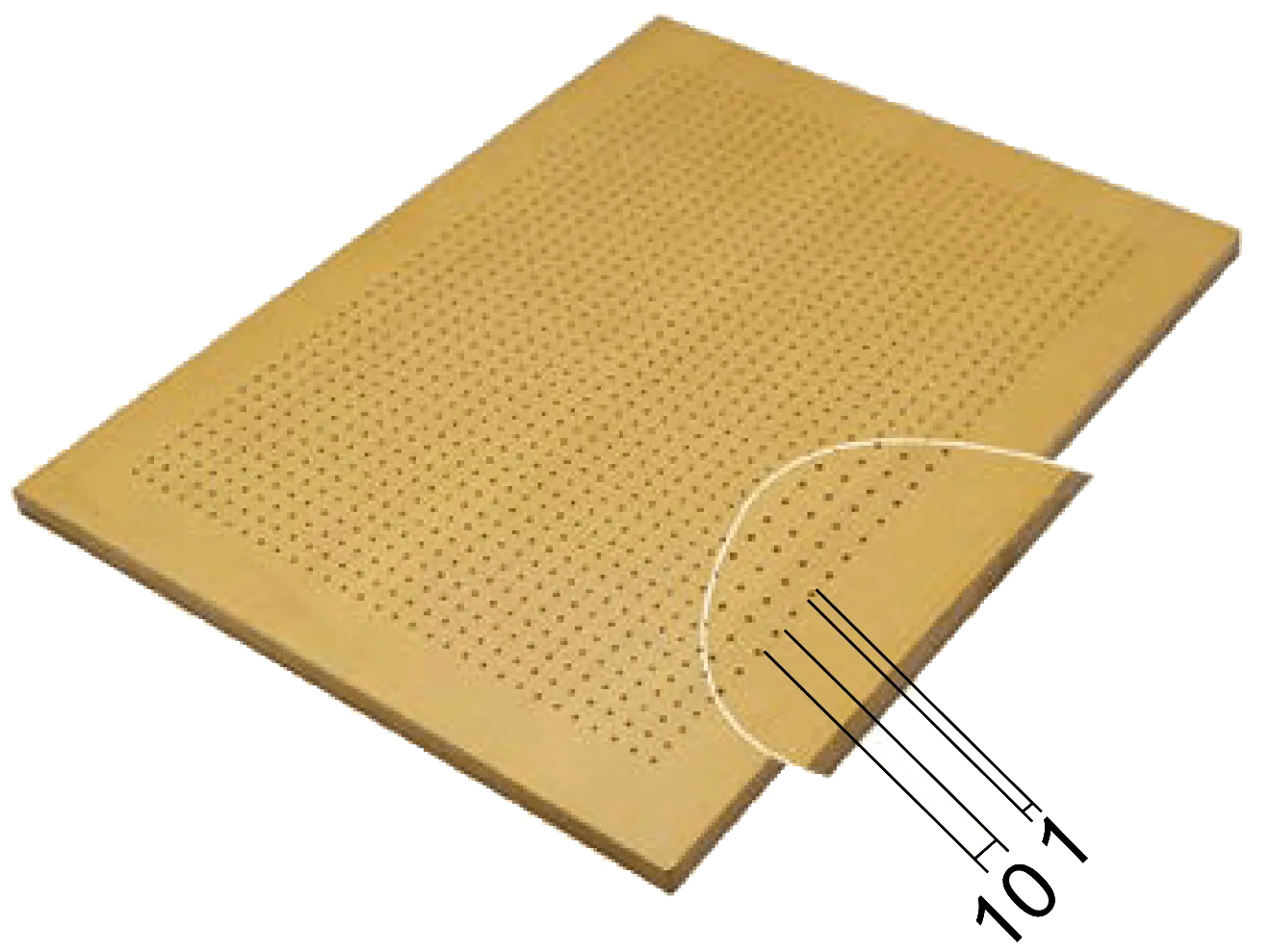Silentical 10/10/1 Wooden Perforated Panel