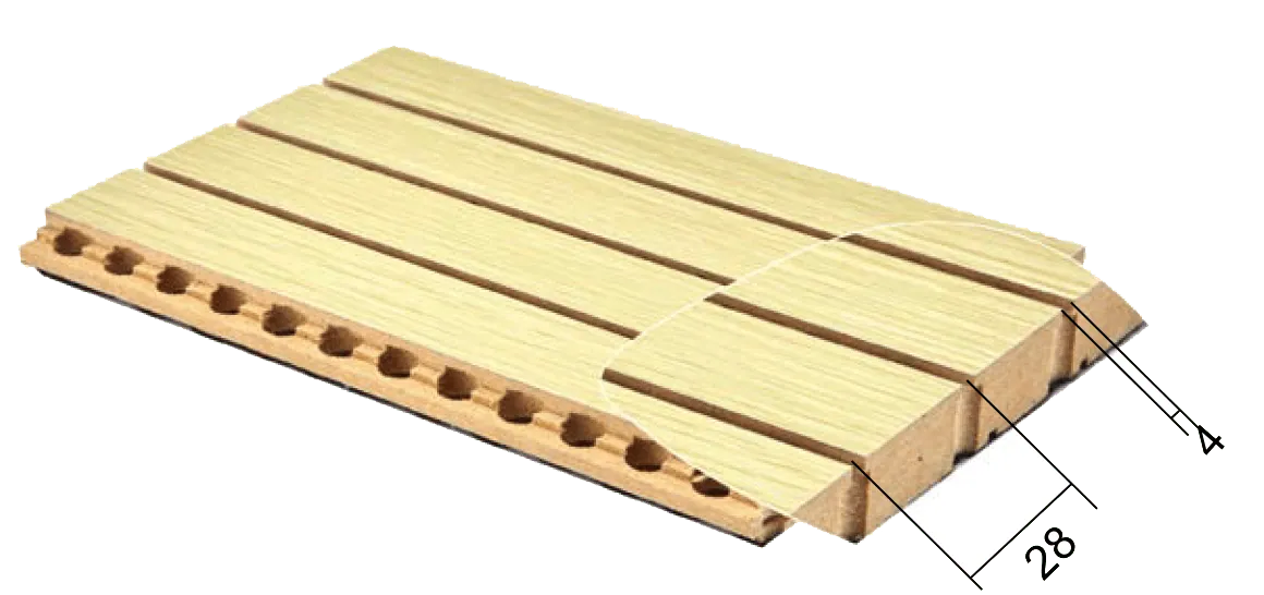 Silentical 28/4 Wooden Groove Acoustic Panel